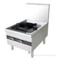 Double burner commercial gas stove